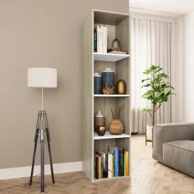 White oak plywood book shelf 36x30x143cm by , Bookcases and shelves - Ref: Foro24-800149, Price: 53,82 €, Discount: %