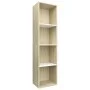 Bücherregal aus weißem Eichensperrholz, 36 x 30 x 143 cm von , Bücherregale und Regale - Ref: Foro24-800149, Preis: 53,82 €, ...