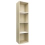 Bücherregal aus weißem Eichensperrholz, 36 x 30 x 143 cm von , Bücherregale und Regale - Ref: Foro24-800149, Preis: 54,52 €, ...