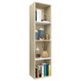 Bücherregal aus weißem Eichensperrholz, 36 x 30 x 143 cm von , Bücherregale und Regale - Ref: Foro24-800149, Preis: 54,52 €, ...