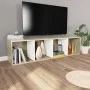 Bücherregal aus weißem Eichensperrholz, 36 x 30 x 143 cm von , Bücherregale und Regale - Ref: Foro24-800149, Preis: 53,82 €, ...