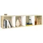 Bücherregal aus weißem Eichensperrholz, 36 x 30 x 143 cm von , Bücherregale und Regale - Ref: Foro24-800149, Preis: 53,82 €, ...