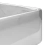 Lavabo con orificio para grifo 48x37x13,5 cm cerámica plateado de vidaXL, Lavabos - Ref: Foro24-143485, Precio: 70,91 €, Desc...
