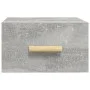 Mesita de noche de pared color gris hormigón 35x35x20 cm de , Mesitas de noche - Ref: Foro24-812842, Precio: 26,47 €, Descuen...