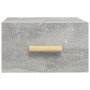 Mesita de noche de pared color gris hormigón 35x35x20 cm de , Mesitas de noche - Ref: Foro24-812842, Precio: 26,81 €, Descuen...