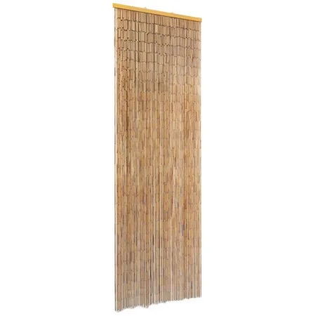 Bamboo door curtain against insects 56x185 cm by , Mosquito nets for windows - Ref: Foro24-43720, Price: 34,56 €, Discount: %