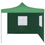 Folding gazebo with 2 walls green 3x3 m by vidaXL, Tents and gazebos - Ref: Foro24-44962, Price: 166,07 €, Discount: %