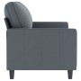 Dark gray velvet 2-seater sofa 140 cm by , Sofas - Ref: Foro24-359200, Price: 207,52 €, Discount: %