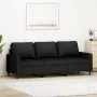 Sofá de 3 plazas terciopelo negro 180 cm de , Sofás - Ref: Foro24-359214, Precio: 269,56 €, Descuento: %