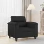 Sillón cuero sintético negro 60 cm de , Sofás - Ref: Foro24-359573, Precio: 158,89 €, Descuento: %