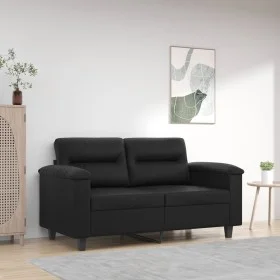 2-seater sofa in black synthetic leather 120 cm by , Sofas - Ref: Foro24-359578, Price: 220,63 €, Discount: %