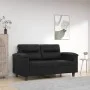 Sofá de 2 plazas de cuero sintético negro 120 cm de , Sofás - Ref: Foro24-359578, Precio: 220,22 €, Descuento: %
