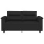 Sofá de 2 plazas de cuero sintético negro 120 cm de , Sofás - Ref: Foro24-359578, Precio: 220,22 €, Descuento: %