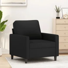 Schwarzer Samtsessel, 60 cm. von , Sofas - Ref: Foro24-359184, Preis: 160,75 €, Rabatt: %
