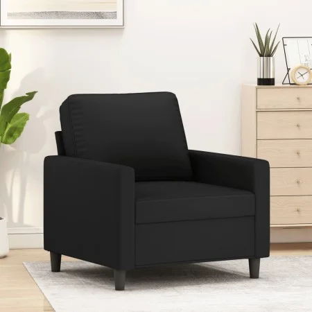 Schwarzer Samtsessel, 60 cm. von , Sofas - Ref: Foro24-359184, Preis: 160,75 €, Rabatt: %