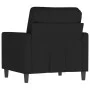 Schwarzer Samtsessel, 60 cm. von , Sofas - Ref: Foro24-359184, Preis: 160,75 €, Rabatt: %