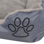 Cama para perro con cojín acolchado talla S gris by , Beds for dogs - Ref: Foro24-170413, Price: 24,81 €, Discount: %