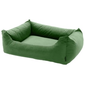 Madison Cama para perros Velvet verde 100x80x25 cm