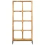 Estantería madera maciza de mango 80x25x175 cm de , Librerías y estanterías - Ref: Foro24-247966, Precio: 357,17 €, Descuento: %