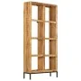 Estantería madera maciza de mango 80x25x175 cm de , Librerías y estanterías - Ref: Foro24-247966, Precio: 357,17 €, Descuento: %