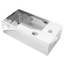 Washbasin with overflow 49x25x15 cm silver ceramic by vidaXL, Sinks - Ref: Foro24-143491, Price: 63,80 €, Discount: %