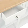 Mesa consola de MDF blanca 120x30x76 cm by , Side tables - Ref: Foro24-280016, Price: 229,92 €, Discount: %