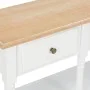 Mesa consola de MDF blanca 120x30x76 cm by , Side tables - Ref: Foro24-280016, Price: 229,92 €, Discount: %