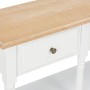 Weiße MDF-Konsolentisch 120x30x76 cm von , Seitentische - Ref: Foro24-280016, Preis: 234,29 €, Rabatt: %
