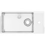 Waschbecken mit Überlauf 49x25x15 cm aus silberner Keramik von vidaXL, Sinkt - Ref: Foro24-143491, Preis: 64,54 €, Rabatt: %