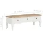 Mueble para TV de madera blanco 100x35x35 cm by , TV Furniture - Ref: Foro24-280049, Price: 166,59 €, Discount: %