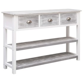 Aparador de madera gris envejecido 115x30x76 cm by , Sideboards - Ref: Foro24-284163, Price: 145,74 €, Discount: %