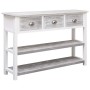 Aparador de madera gris envejecido 115x30x76 cm by , Sideboards - Ref: Foro24-284163, Price: 145,65 €, Discount: %