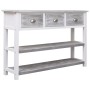 Aparador de madera gris envejecido 115x30x76 cm by , Sideboards - Ref: Foro24-284163, Price: 145,65 €, Discount: %