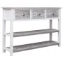 Aparador de madera gris envejecido 115x30x76 cm de , Aparadores - Ref: Foro24-284163, Precio: 143,81 €, Descuento: %