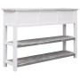 Aparador de madera gris envejecido 115x30x76 cm by , Sideboards - Ref: Foro24-284163, Price: 145,65 €, Discount: %