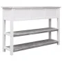 Aparador de madera gris envejecido 115x30x76 cm de , Aparadores - Ref: Foro24-284163, Precio: 143,81 €, Descuento: %