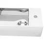 Washbasin with overflow 49x25x15 cm silver ceramic by vidaXL, Sinks - Ref: Foro24-143491, Price: 63,80 €, Discount: %