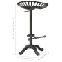 Küchenhocker aus schwarzem Gusseisen von , Küchenhocker - Ref: Foro24-321044, Preis: 111,49 €, Rabatt: %