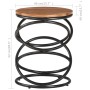 Mesa auxiliar de madera de acacia maciza 40x40x52 cm de , Mesas auxiliares - Ref: Foro24-321059, Precio: 102,25 €, Descuento: %