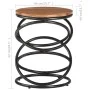 Mesa auxiliar de madera de acacia maciza 40x40x52 cm by , Side tables - Ref: Foro24-321059, Price: 93,25 €, Discount: %