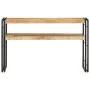 Mesa consola de madera de mango rugosa 120x30x75 cm by , Side tables - Ref: Foro24-321099, Price: 155,99 €, Discount: %