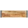 Mesa consola de madera de mango rugosa 120x30x75 cm by , Side tables - Ref: Foro24-321099, Price: 155,99 €, Discount: %