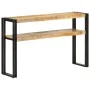 Mesa consola de madera de mango rugosa 120x30x75 cm by , Side tables - Ref: Foro24-321099, Price: 155,99 €, Discount: %