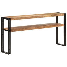 Mesa consola de madera maciza de acacia 150x30x75 cm by , Side tables - Ref: Foro24-321103, Price: 178,49 €, Discount: %
