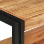 Mesa consola de madera maciza de acacia 150x30x75 cm