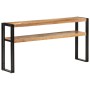 Mesa consola de madera maciza de acacia 150x30x75 cm by , Side tables - Ref: Foro24-321103, Price: 178,81 €, Discount: %