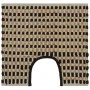 Handwoven bath mat made of jute and natural black fabric by vidaXL, Rugs and bath mats - Ref: Foro24-133220, Price: 26,63 €, ...