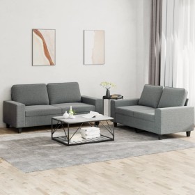 Zweiteiliges dunkelgraues Stoffsofaset von , Sofas - Ref: Foro24-3201883, Preis: 501,24 €, Rabatt: %