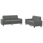 Juego de sofás 2 piezas tela gris oscuro by , Sofas - Ref: Foro24-3201883, Price: 501,24 €, Discount: %