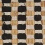 Handwoven bath mat made of jute and natural black fabric by vidaXL, Rugs and bath mats - Ref: Foro24-133220, Price: 26,63 €, ...